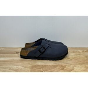 Birkenstock Birkis Boston Blue Birko Flor Clogs Slip On Shoes Womens Size 5 N
